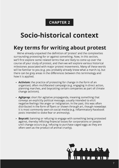 ATAR Notes VCE English 3&4 Frameworks Guide: Writing about protest (2024 Edition)
