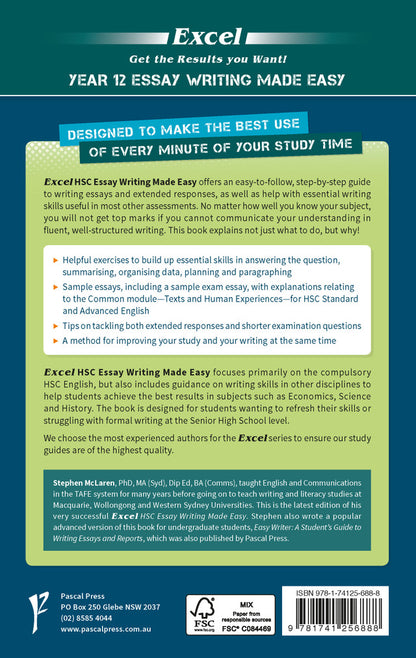 Excel HSC Year 12 Essay Writing Made Easy