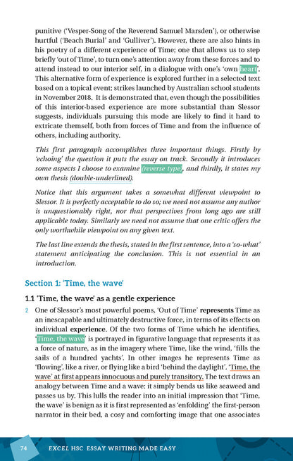 Excel HSC Year 12 Essay Writing Made Easy