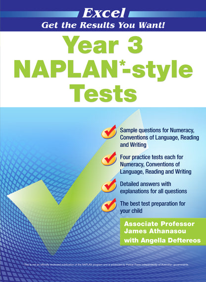 Excel Year 3 NAPLAN*-style Tests