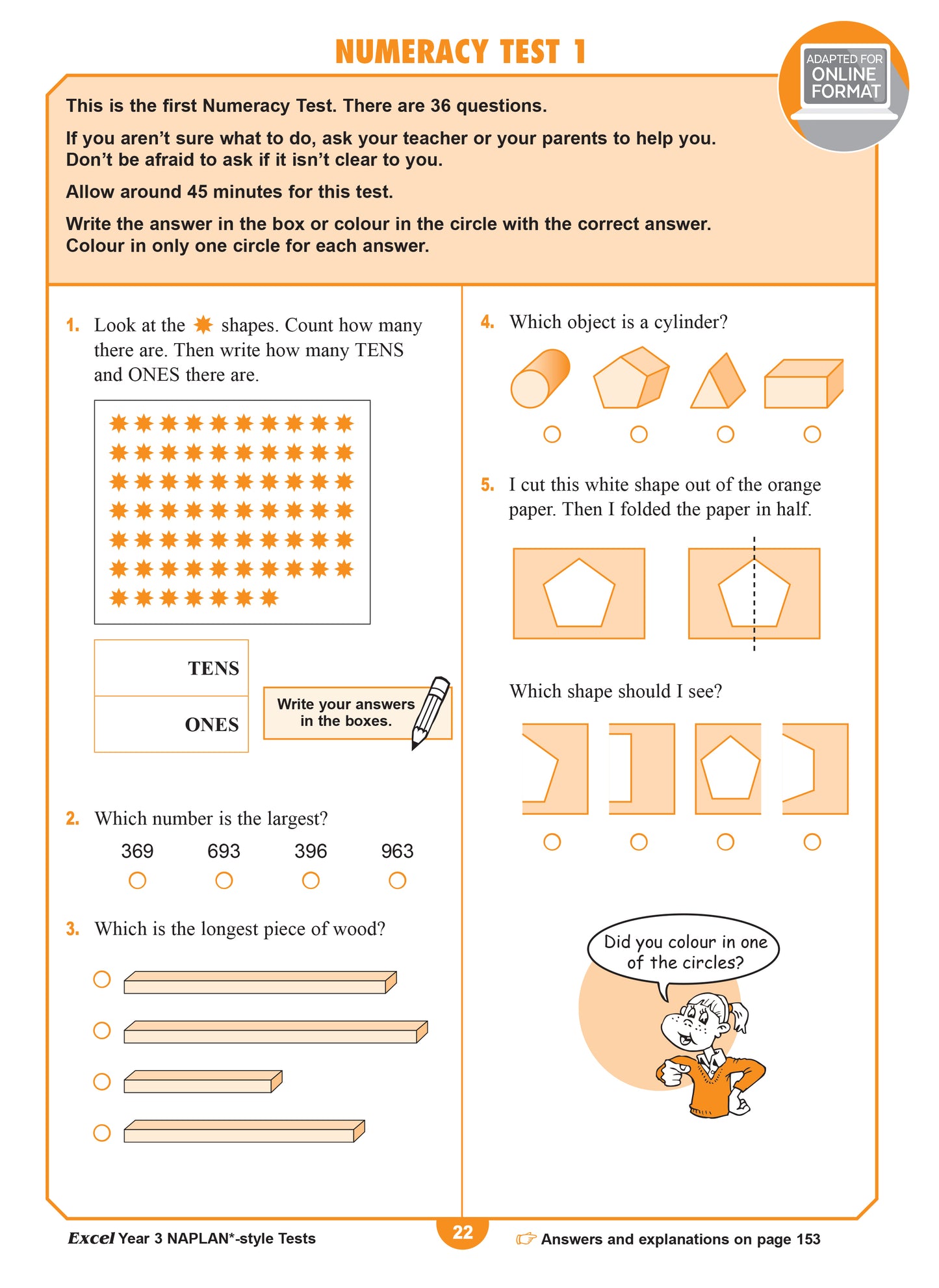 Excel Year 3 NAPLAN*-style Tests