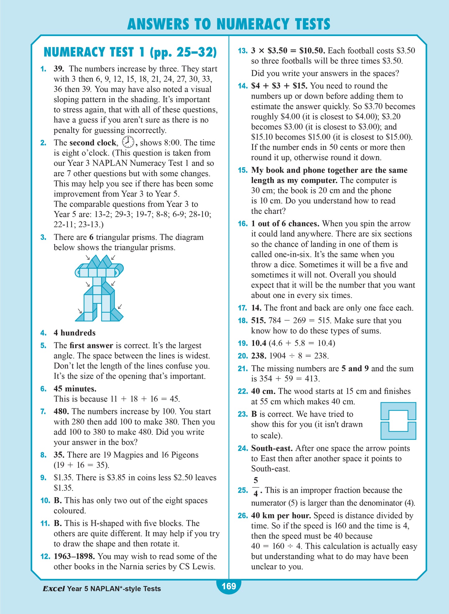 Excel Year 5 NAPLAN*-style Tests