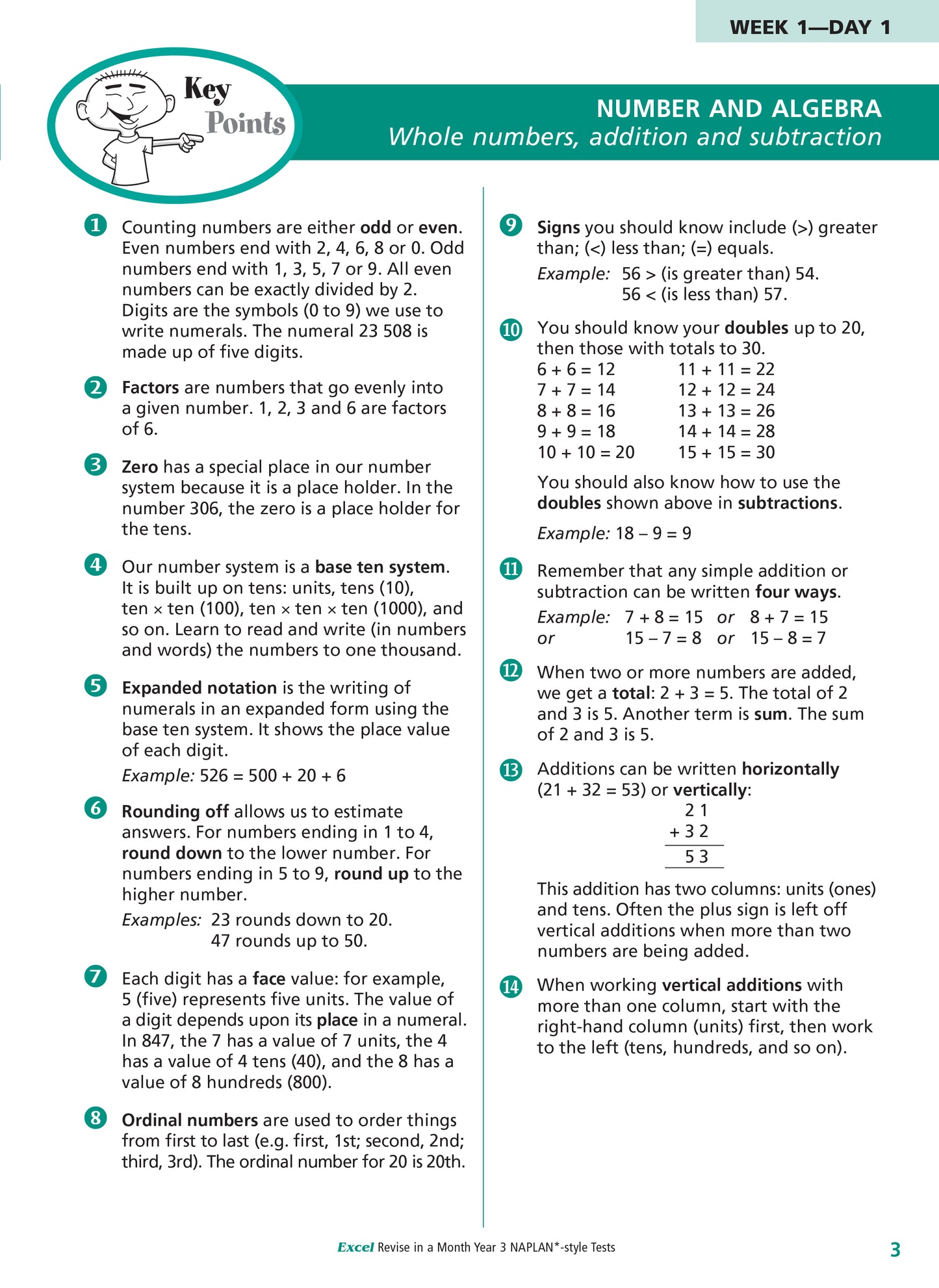 Excel Revise in a Month Year 3 NAPLAN*-style Tests