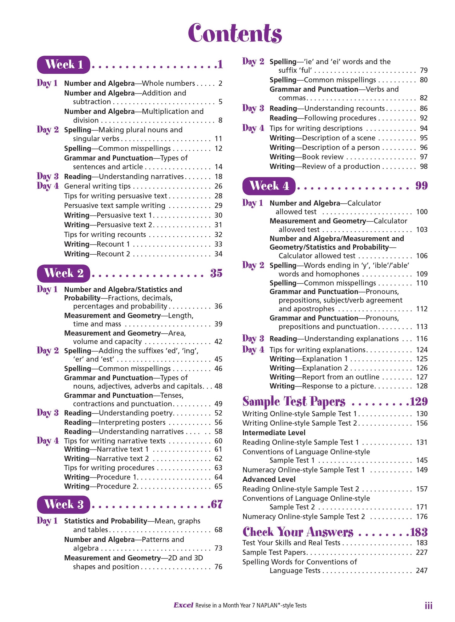 Excel NAPLAN* Bundle Year 7