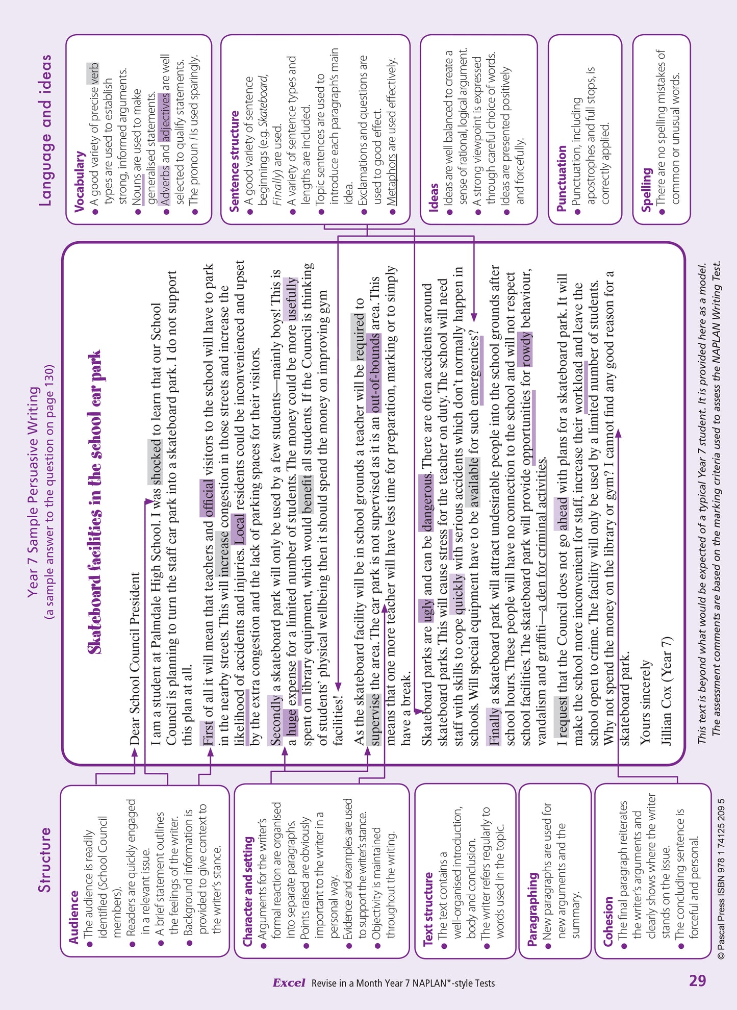 Excel Revise in a Month Year 7 NAPLAN*-style Tests