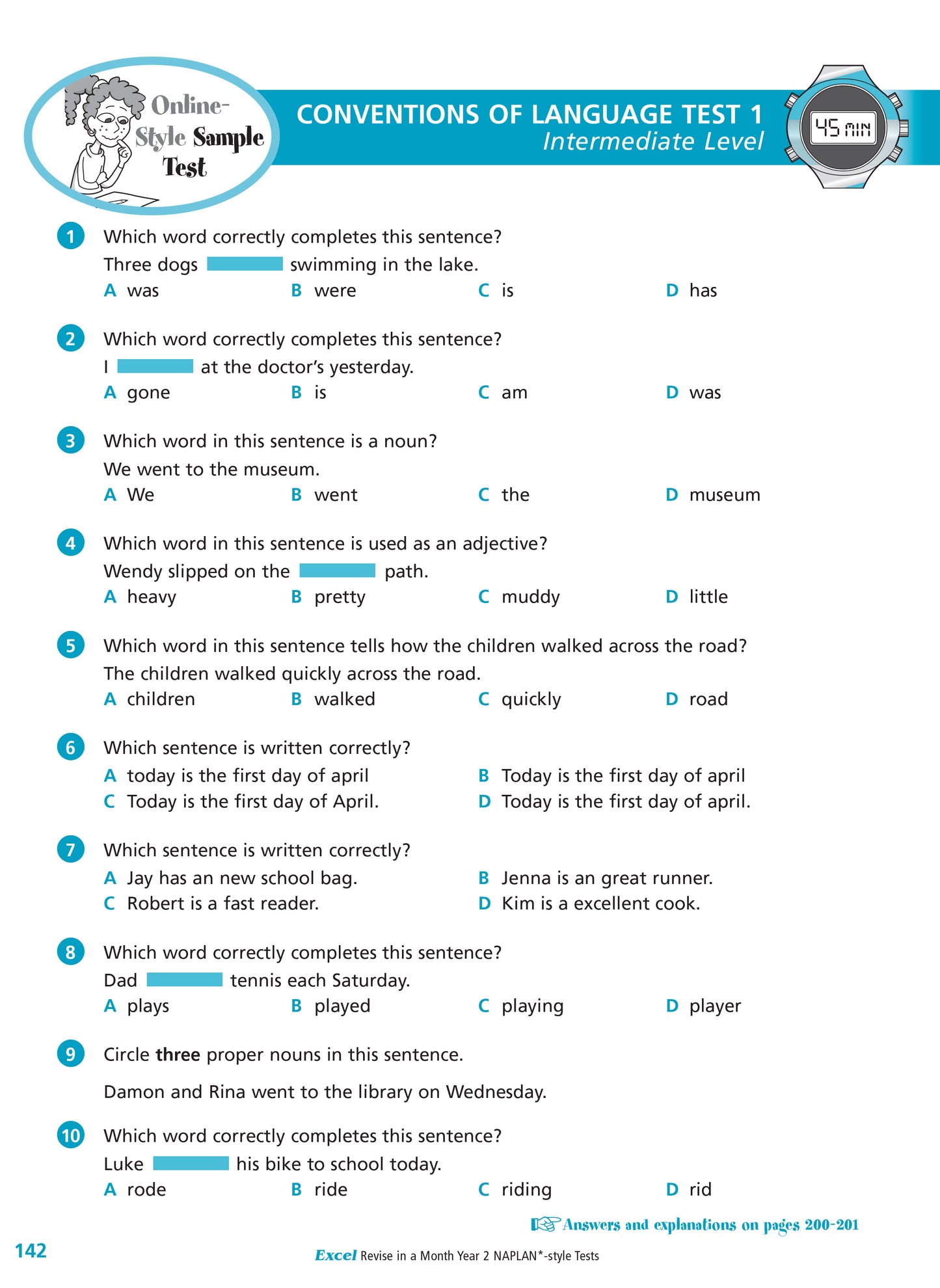Excel Revise in a Month Year 2 NAPLAN*-style Tests