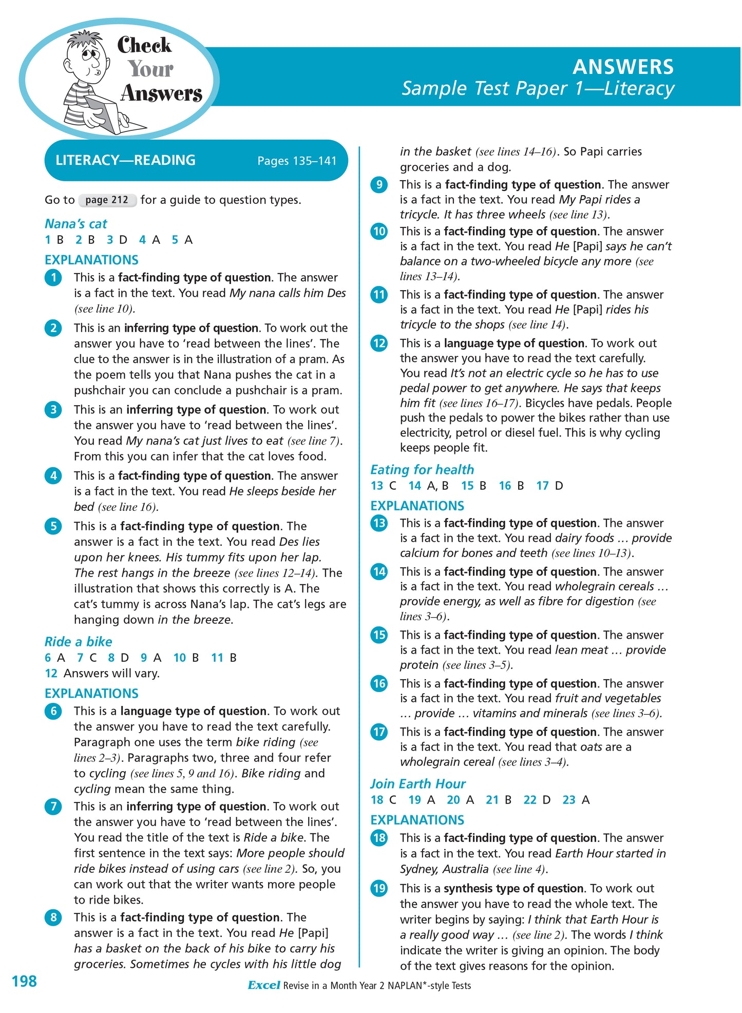 Excel Revise in a Month Year 2 NAPLAN*-style Tests
