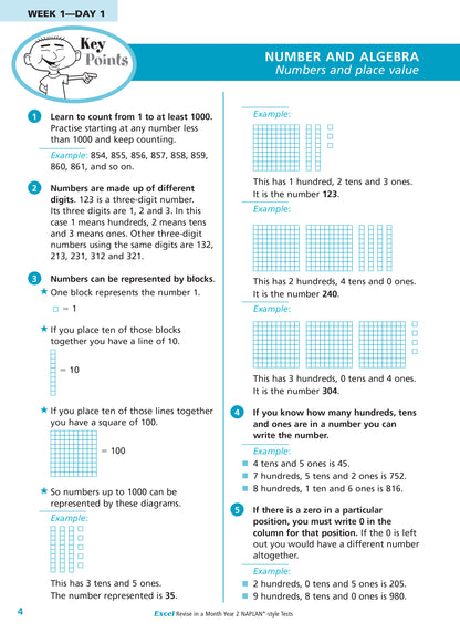 Excel Revise in a Month Year 2 NAPLAN*-style Tests