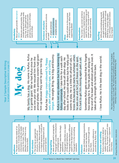 Excel Revise in a Month Year 2 NAPLAN*-style Tests