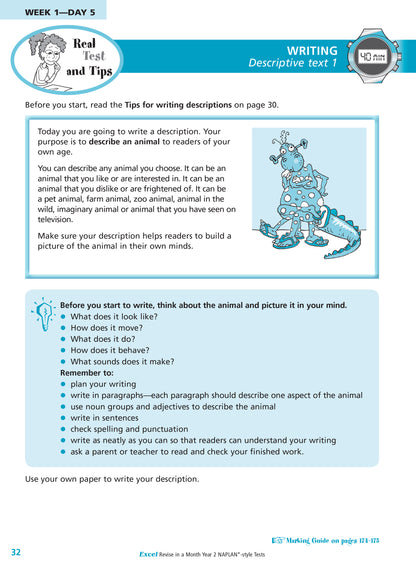 Excel Revise in a Month Year 2 NAPLAN*-style Tests