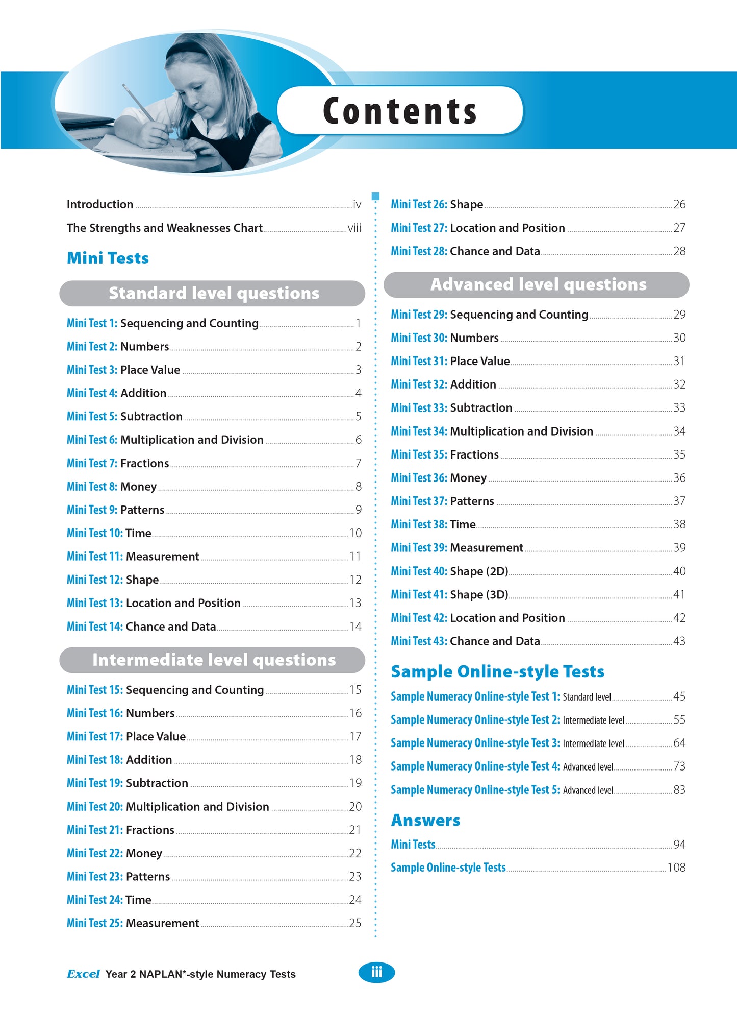 Excel Year 2 NAPLAN*-style Numeracy Tests