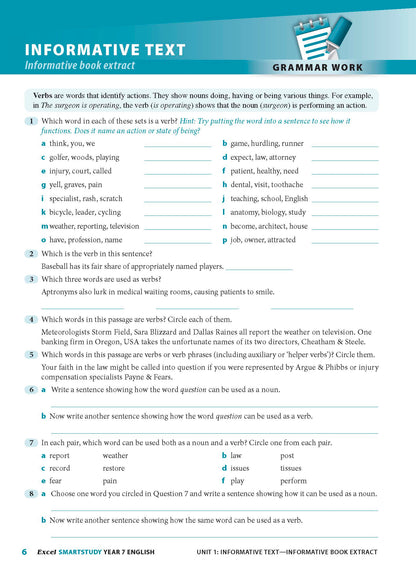 Excel SmartStudy - English Year 7
