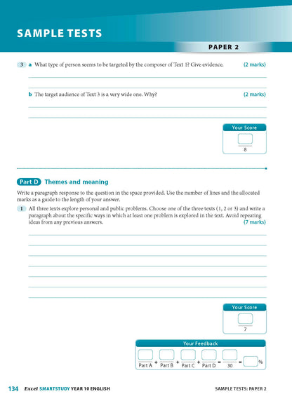 Excel SmartStudy - English Year 9