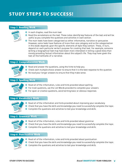 Excel SmartStudy - English Year 9