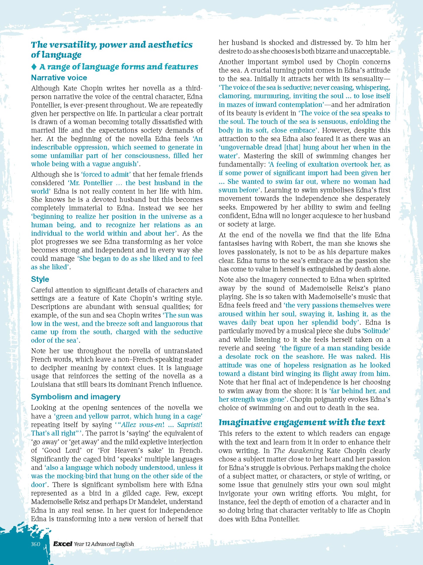 Excel HSC Year 12 Advanced English Study Guide