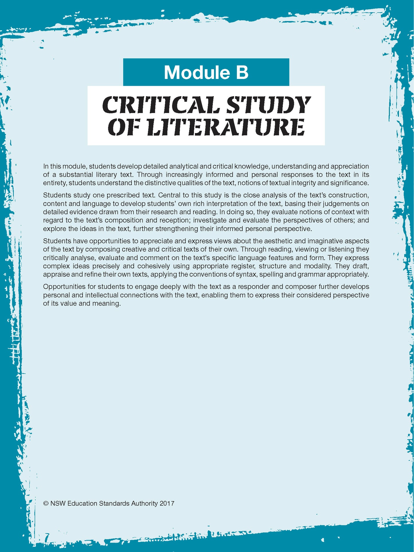 Excel HSC Year 12 Advanced English Study Guide