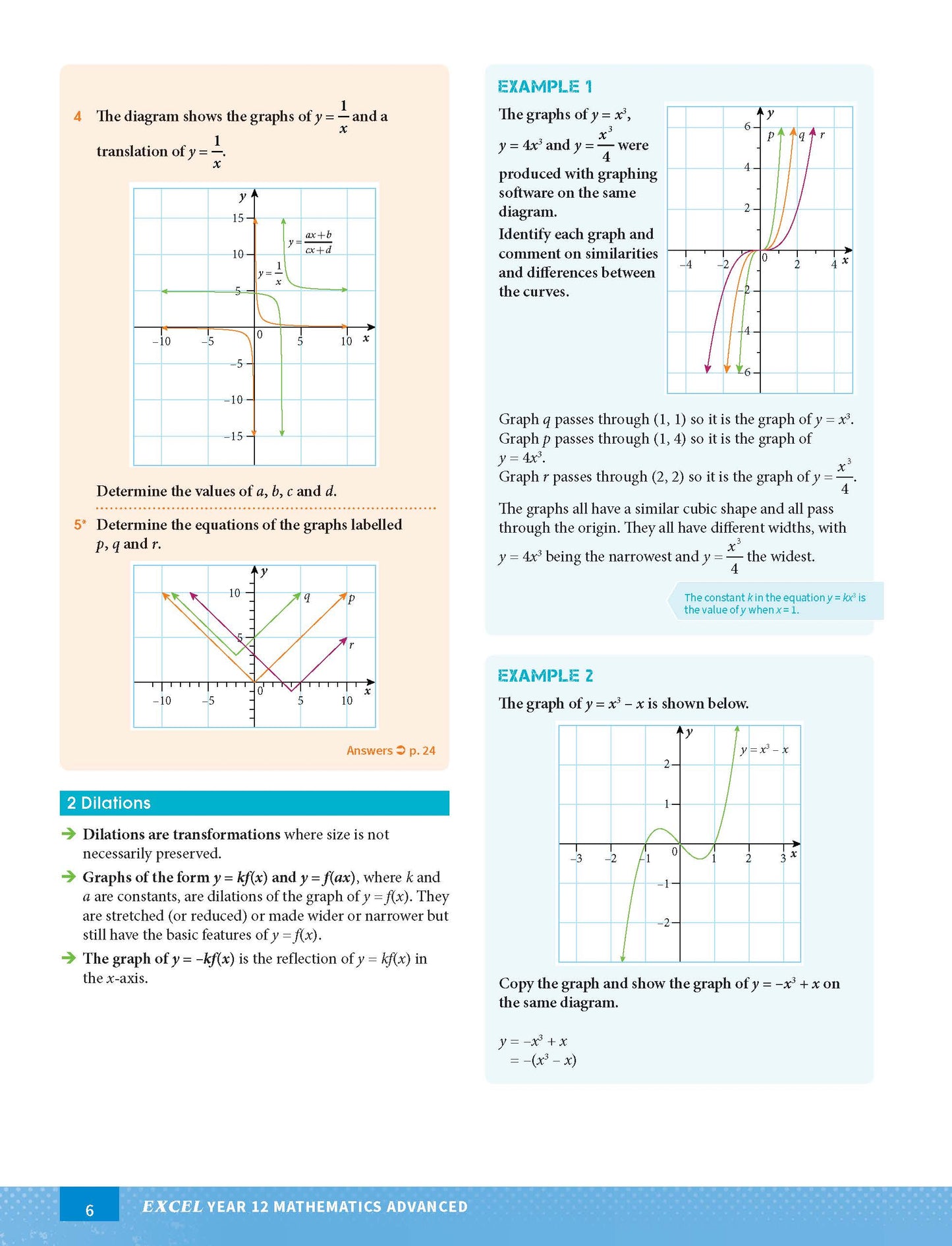 Excel HSC Year 12 Mathematics Advanced