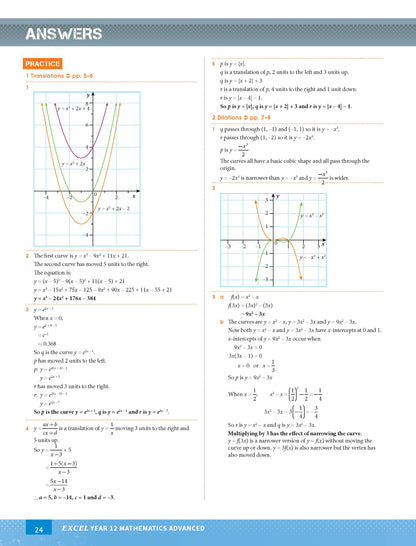 Excel HSC Year 12 Mathematics Advanced