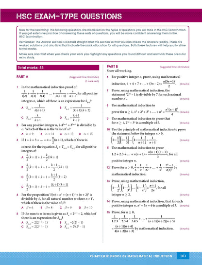Excel HSC Year 11 and 12 Mathematics Extension 1 Study Guide