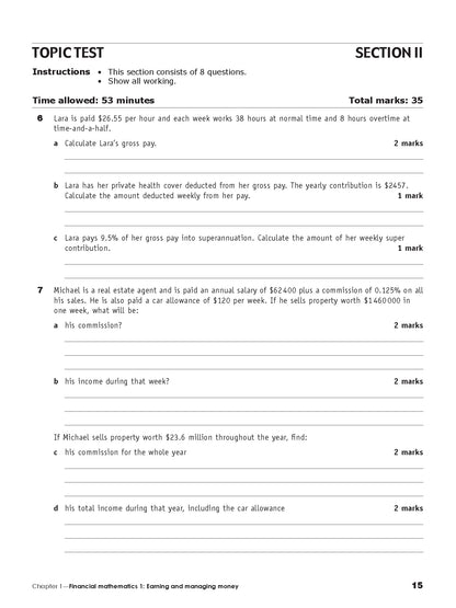 Excel Essential Skills HSC Year 11 Mathematics Standard Revision & Exam Workbook