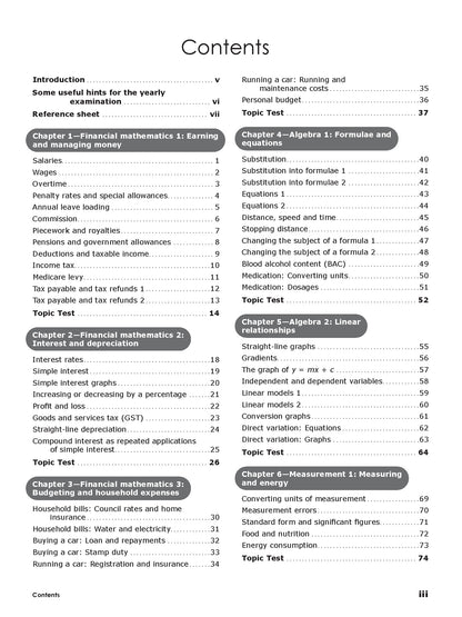 Excel Essential Skills HSC Year 11 Mathematics Standard Revision & Exam Workbook