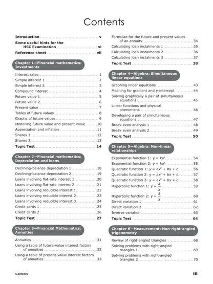 Excel Essential Skills HSC Year 12 Mathematics Standard 2 Revision & Exam Workbook
