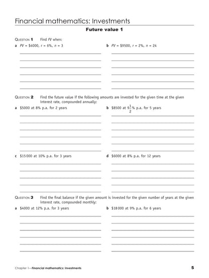 Excel Essential Skills HSC Year 12 Mathematics Standard 2 Revision & Exam Workbook