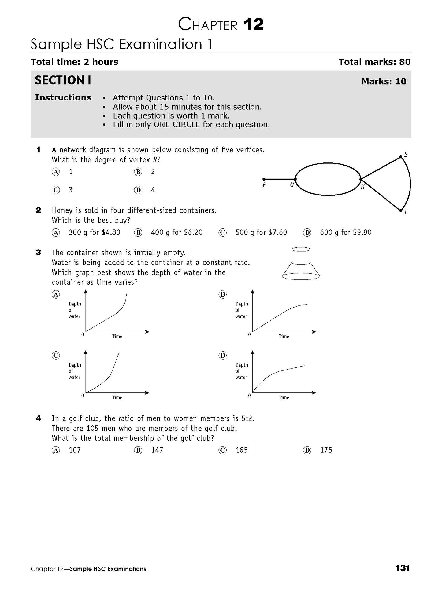 Excel Essential Skills HSC Year 12 Mathematics Standard 1 Revision & Exam Workbook