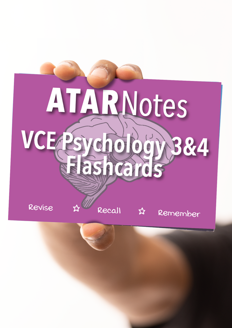 ATAR Notes Flashcards: VCE Psychology 3&4
