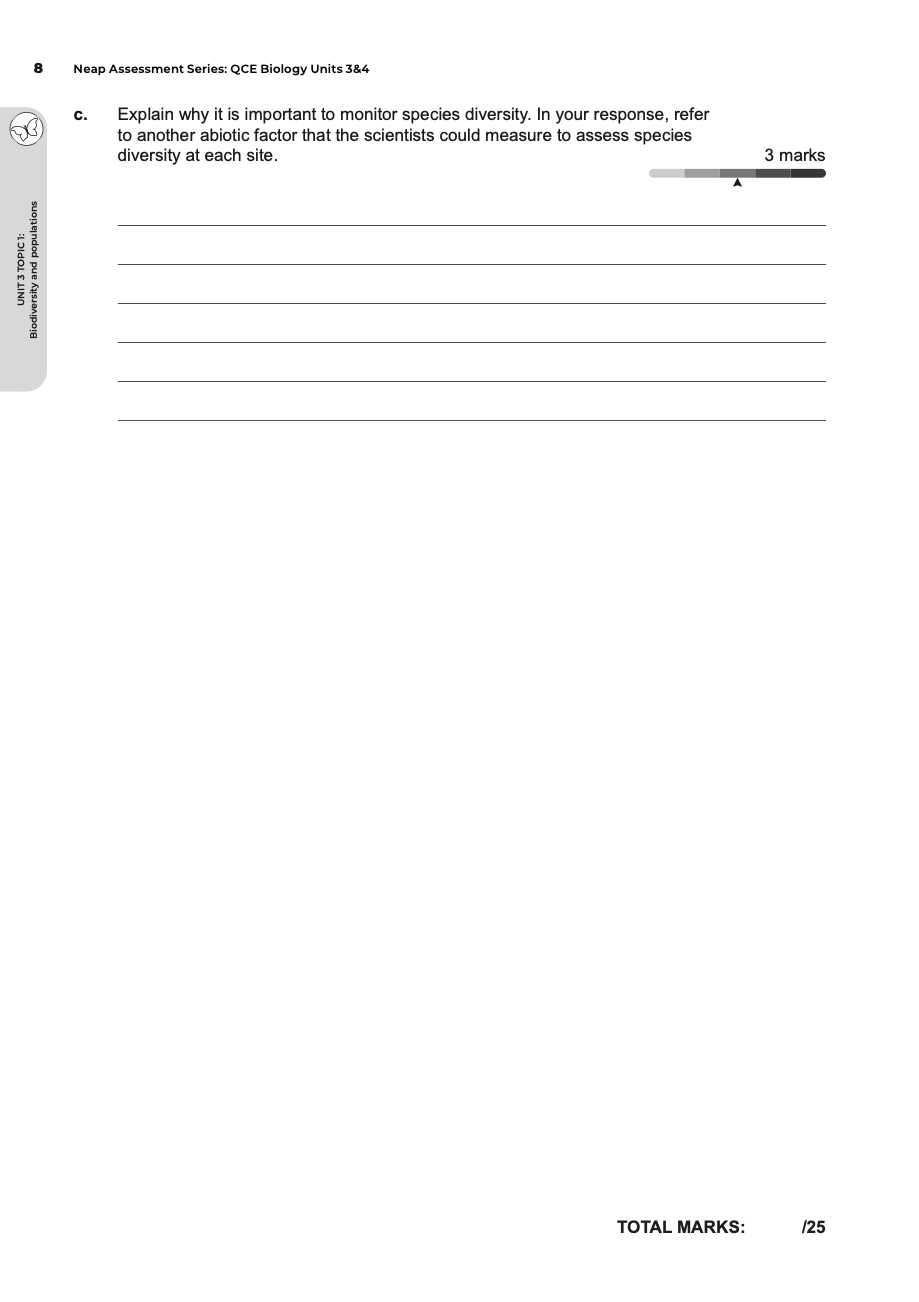 Neap Assessment Series: QCE Biology Units 3&4