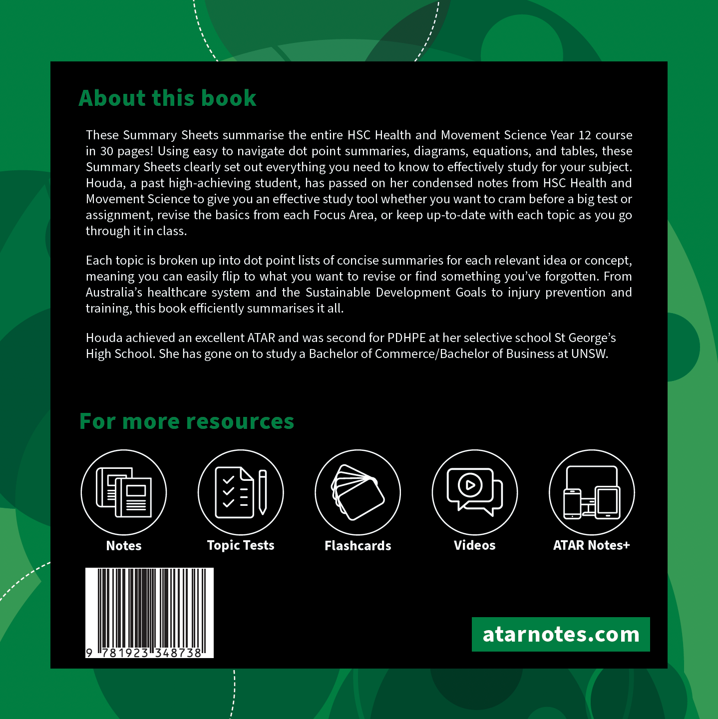 ATAR Notes HSC Year 12 Health and Movement Science Summary Sheets (2026-2028)