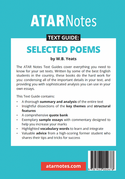 ATAR Notes Text Guide: Selected Poems by W.B. Yeats