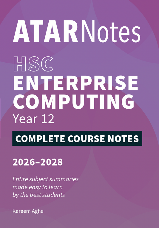 ATAR Notes HSC Year 12 Enterprise Computing Notes (2026-2028)