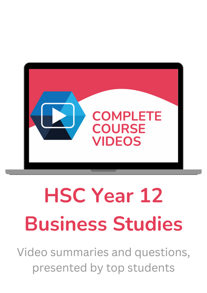 ATAR Notes Complete Course Videos: HSC Year 12 Business Studies