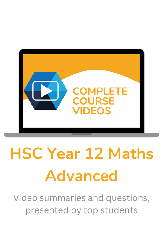 ATAR Notes Complete Course Videos: HSC Year 12 Maths Advanced