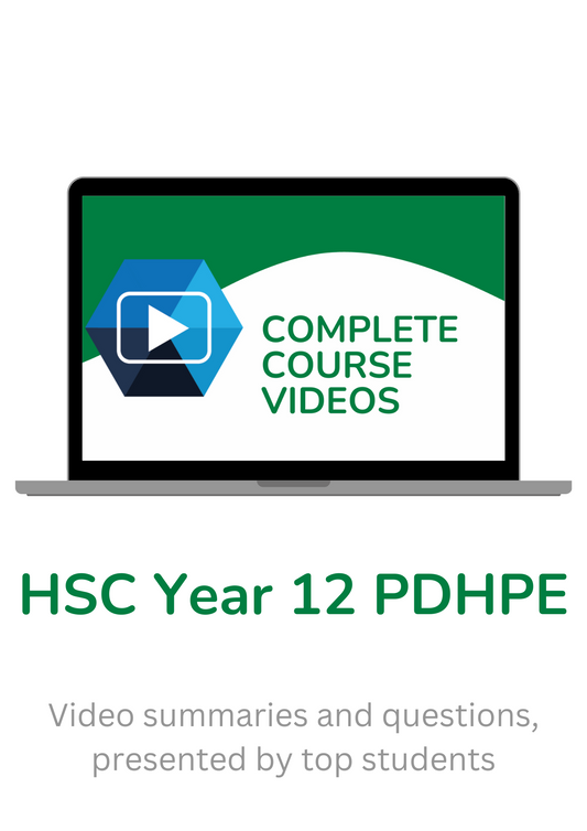 ATAR Notes Complete Course Videos: HSC Year 12 PDHPE