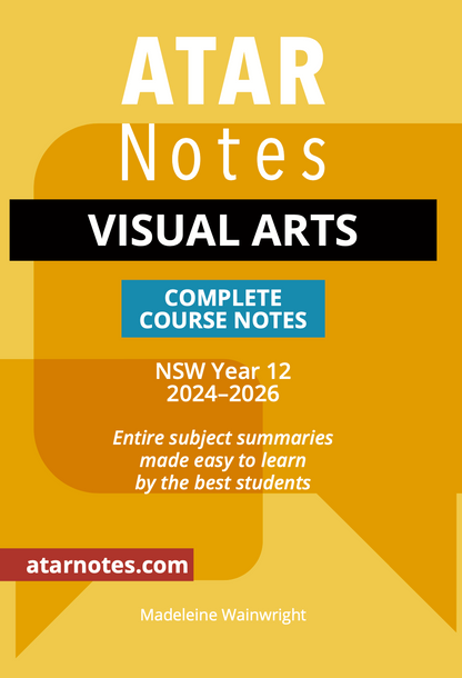 ATAR Notes HSC Year 12 Visual Arts Complete Course Notes (2024-2026)