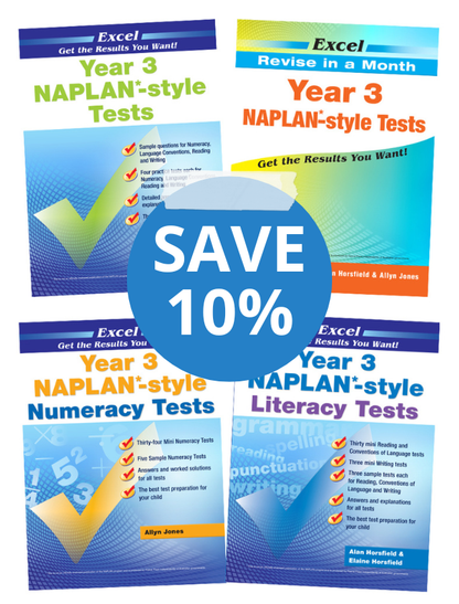 Excel NAPLAN* Bundle Year 3