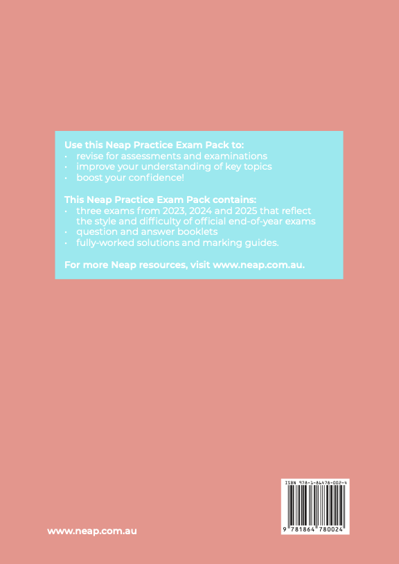 Neap Practice Exam Pack: VCE Biology Units 1&2 2026 Edition (3 Exams)