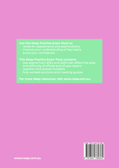 Neap Practice Exam Pack: VCE Legal Studies Units 1&2 2026 Edition (2 Exams)