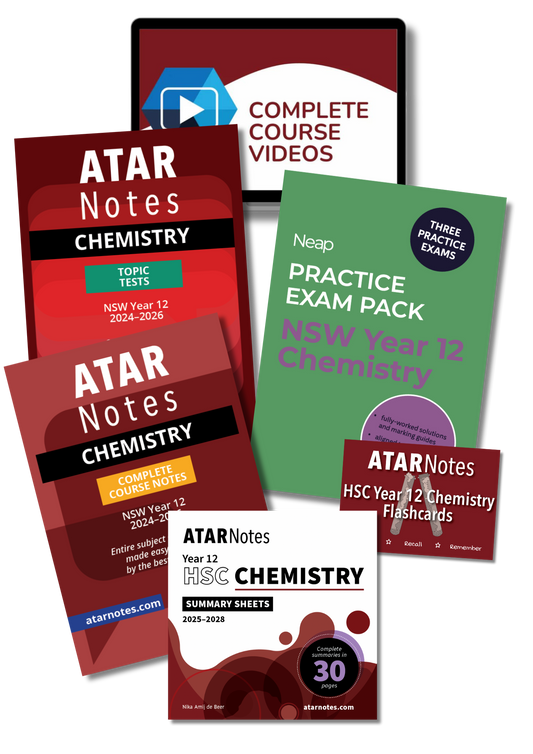 Top Marks HSC Year 12 Chemistry Bundle