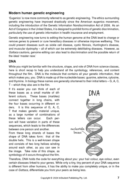 Text Guide: Gattaca by Andrew Niccol