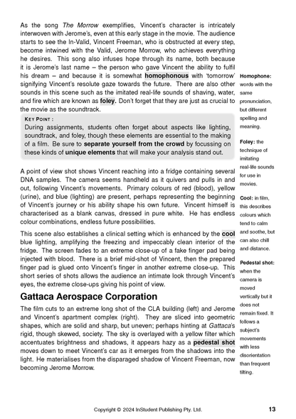 Text Guide: Gattaca by Andrew Niccol