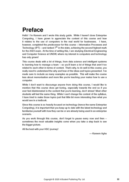 ATAR Notes HSC Year 12 Enterprise Computing Notes (2026-2028)