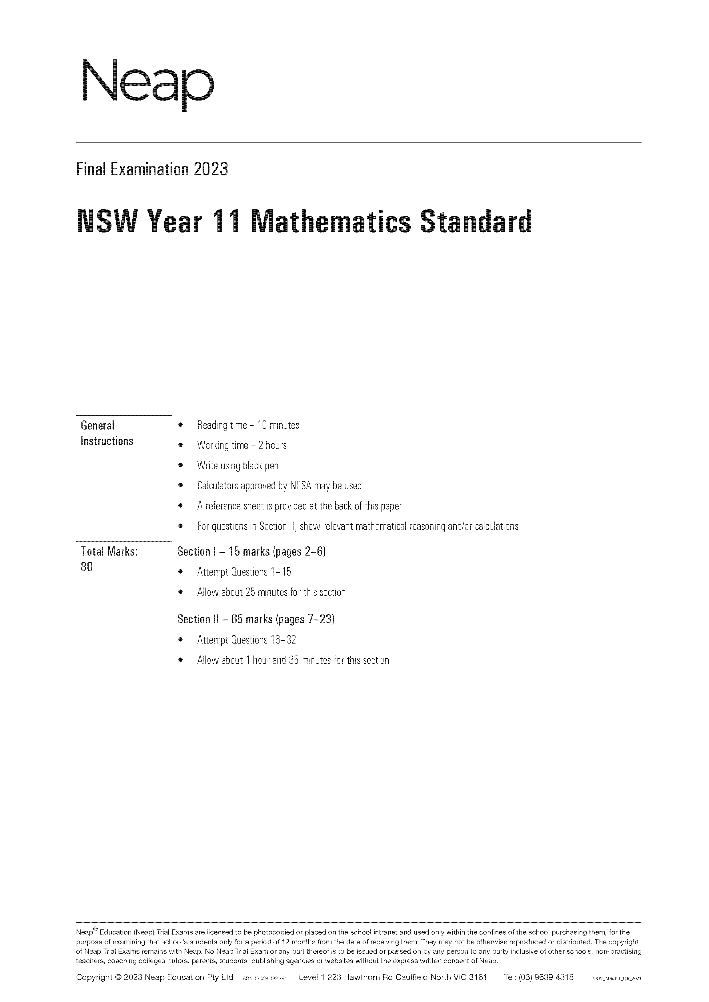 neap-practice-exam-2023-hsc-year-11-maths-standard-digital-atar-notes