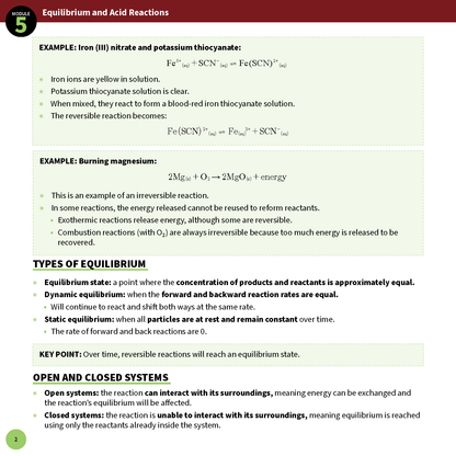 ATAR Notes HSC Year 12 Chemistry Summary Sheets (2025-2028)