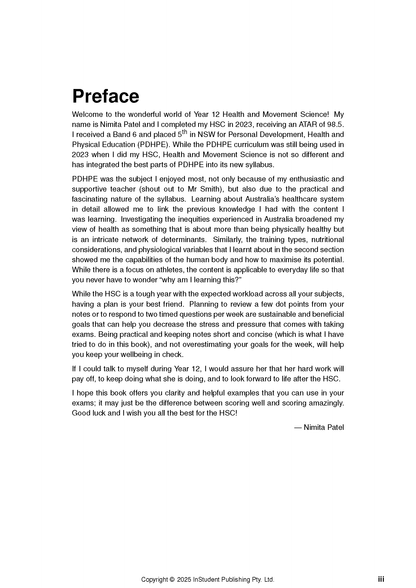 ATAR Notes HSC Year 12 Health and Movement Science Complete Course Notes (2025-2028)
