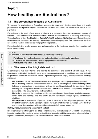 ATAR Notes HSC Year 12 Health and Movement Science Complete Course Notes (2025-2028)