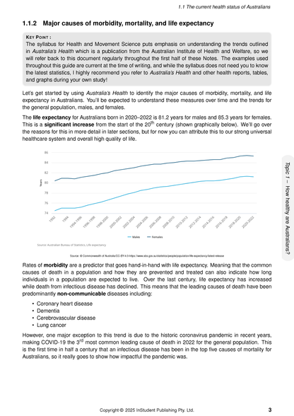 ATAR Notes HSC Year 12 Health and Movement Science Complete Course Notes (2025-2028)
