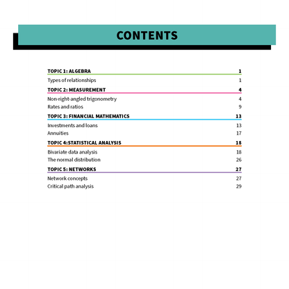 ATAR Notes HSC Year 12 Mathematics Standard 2 Summary Sheets (2025-2026)